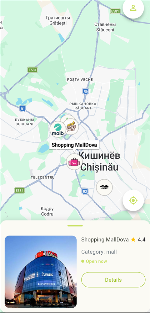 PinPoint — location details